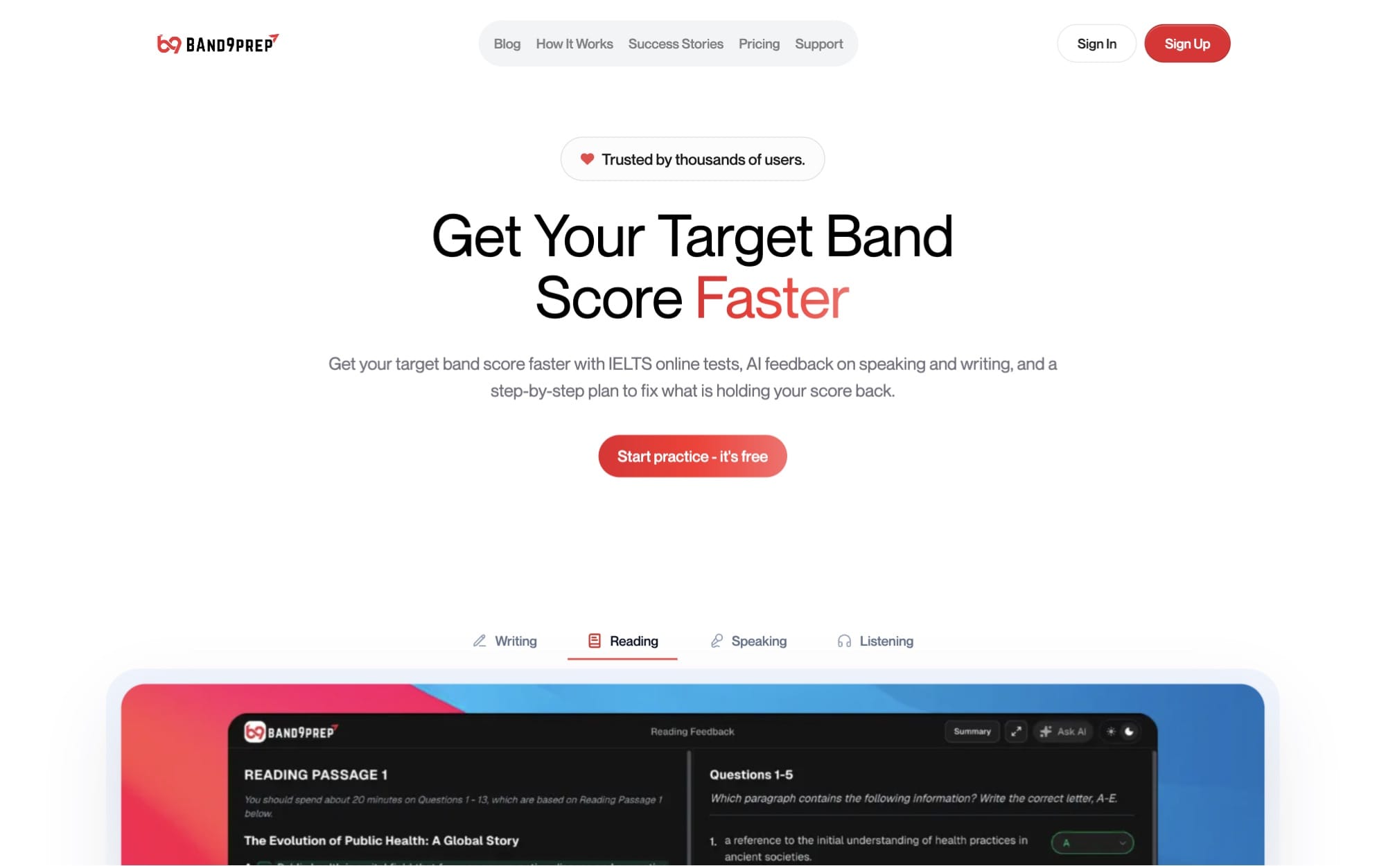 Band9Prep — EdTech · test preparation, built and run by Nexus Digital